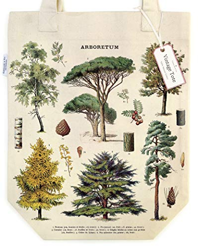 Cavallini Papers & Co. TB/TREE Arboretum Tote Bag Tragetasche, canvas, multi