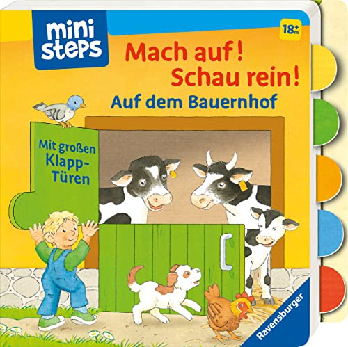 ministeps: Mach auf! Schau rein! Auf dem Bauernhof: Ab 18 Monaten (ministeps Bücher)
