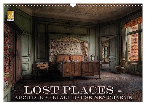 Lost Places - Auch der Verfall hat seinen Charme (Wandkalender 2026 DIN A3 quer), CALVENDO Monatskalender: Lost Places ziehen einen einfach in den Bann (CALVENDO Orte)