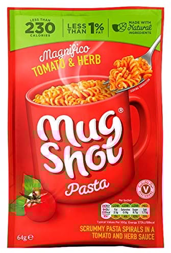 Mug Shot Tomato & Herb Pasta 6x64g