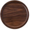 Plateau de petit déjeuner rustique en bois de noyer – Plateau rond en bois massif pour tapas, thé, table basse – Cadeau de pendaison de crémaillère
