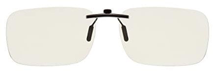 Ultra Rechteckig Blau Lichtblockierende Brille Clip On Blaulicht-Blocking-Brille für Anti-Augenbelastung Ermüdung Anti-Blaulicht-Brille Männer und Frauen Werden es Lieben Klarglas Gaming