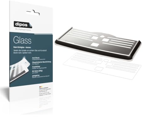 dipos 2x Displayschutzfolie 9H klar für Philips EP5346/10 Tropfblech | Bricht und splittert nicht, kein Echtglas, Anti-Shock, passt perfekt, kratzfest, blasenfrei, hüllenfreundlich, selbstklebend