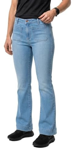 Wrangler Vaqueros Flare para Mujer, marrón (Hazel), 27W / 32L
