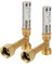 Solimeta 3/4 GHT Thread Water Hammer Arrestor for Washing Machine & Toilet, Air Hammer Arrestor, 2 Pcs