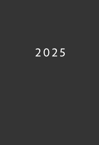 2025: A6 Kalender Mini Planer | 1 Woche auf 2 Seiten | Jan - Dez Wochenplaner | Soft-Cover Grau | Kalenderbuch Terminkalender Organizer Wochenkalender Terminplaner Buchkalender Jahresplaner