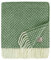 Linen & Cotton Warme Weiche Decke Wolldecke Wohndecke Kuscheldecke Sofia mit Fransen -100% Reine Neuseeland Wolle, Agave Grün (130 x170cm) Plaid Couch Sofa Bett Wohnzimmer Blanket Schurwolle Lammwolle