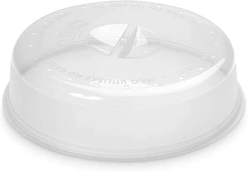 CABLEPELADO Tapa para Microondas con Salida de Vapor, Tapa microondas Libre bpa, Tapadera Calentar Comida, Tapa Protectora para Microondas, Libre de BPA, 24 cm diámetro x 7 cm Altura