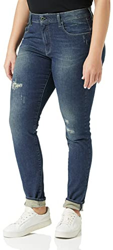 G Star RAW Damen Lhana Skinny Jeans, Blue (Antique Forest Blue Restored D188-D356), 29W / 32L