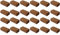 24 x Novatool Humusziegefein l 192 Liter | 650g 20x5,5x10 Terrarium Bodengrund Kokoserde Terrarium Reptilien Zubehör Kokoschips Kokos einstreu Meerschweinchen Substrat Schildkröten Frosch Kokoshumus
