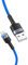 TELLUR Câble de données USB vers Lightning avec lumière LED, 3 A, 1,2 m (bleu)