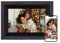 Rollei Smart Frame WiFi 105 in braunen Holz. 10.1 Zoll digitaler Bilderrahmen mit WiFi-Funktion zur Wiedergabe Ihrer Fotos und Videos mit Ton., Farbe:Holz Schwarz