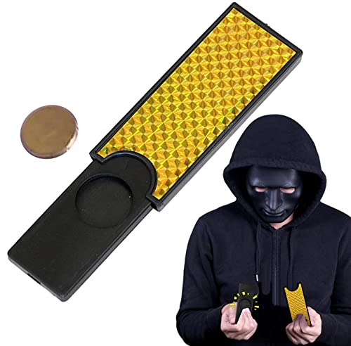 Amesor Münze Verschwinden Box - Zaubertrick Münze Verschwinden - Münze Verschwinden Trick - Verschwindender Münztrick - Zauberer Requisiten Für Jungen Und Mädchen, Ostern, Kindertag(zufällige Farbe)