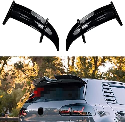 Auto Heckspoiler für VW Golf 6 MK6 GTI R 2010-2013, ABS-Material Auto-Spoiler Kofferraumspoiler, Kofferraumspoiler Ohne Perforation Fahrzeugstabilität Dekoration Accessories,C MK6 Regular