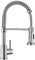 APPASO Kitchen Tap, Stainless Steel Spring Sink Mixer Tap with Pull Out Sprayer, Single Lever Brushed Sink Taps for Kitchen with 2-Mode Spray 360°Swivel, Hot & Cold Available High Pressure