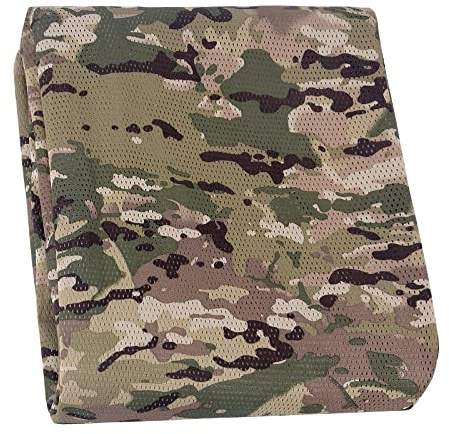 Camohute Camo Netting, Camouflage Netting, Quiet Mesh Sunshade, Fence Canopy Nets, See Through, Lightweight, Great for Concealment, Hunting, Shooting, Tree Stand, Car Cover, Photography, Decoration