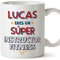 MUGFFINS Tazas Personalizadas para INSTRUCTOR FITNESS hombre - En Español - Eres Súper - 11 oz / 330 ml - Regalo Personalizable original y divertido