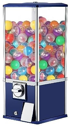 OLLIRG 25.2 in Gumball Dispenser Altezza Candy Machine Enorme capacità di carico Stile Vintage for Negozi al Dettaglio di Giochi Uso Domestico Commerciale