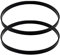 2 Stück Bandsägen Gummiband,Rutschfester Holzbearbeitung Bandsäge Gummiband Säge Scrollrad Gummiring,Zubehör für Bandsägen (12,315mm, Schwarz)