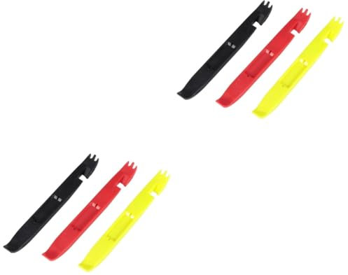 Sosoport 6 STK Reifenhebestab Reifenfixierwerkzeug Fahrrad Reifenöffner Werkzeuge Zum Wechseln Von Fahrradreifen Brechstange Für Fahrradreifen Werkzeug Zum Reifenwechsel Hohe Festigkeit