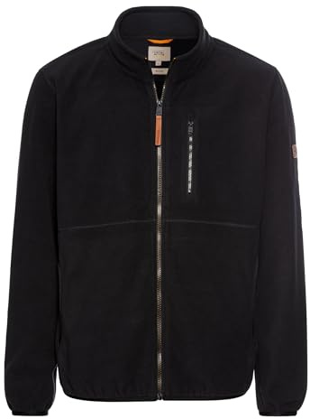 camel active Herren Fleecejacke aus recyceltem Polyester Dunkelblau, Menswear-XXL