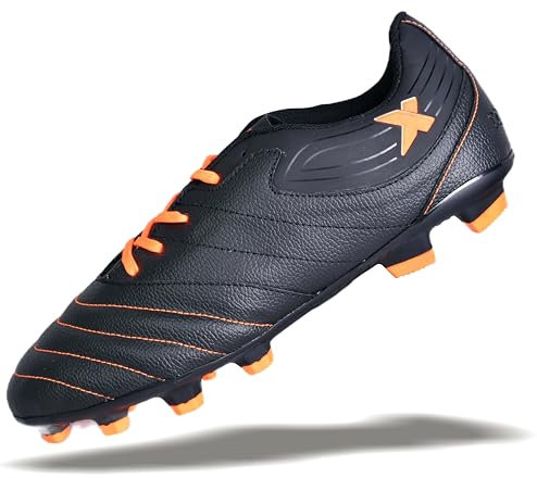 XXUMA Men Women Turf Professional Indoor Outdoor Unisex Football Boots Size 4 Multi-Orange