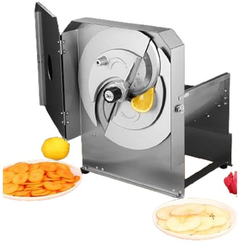 Automatic Commercial Fruit Slicer Stainless Steel Electric Slicer Lemon Potato Cabbage Vegetable Multi-Functional Slicer Machine