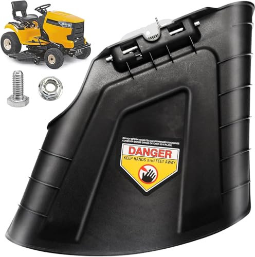 LEAFLEX 631-04354C Side Discharge Deflector Chute for MTD Cub Cadet RZT LX XT1 XT2 42 46 Mower Replaces 631-04354, 631-04354A, 631-04354B, 731-07020, 731-07020B, 931-06354