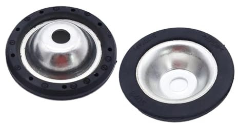 XIAOYANS Shock Absorbers For Fiat 500 2Piece Top Shock Absorber Mount Plates Spring Plates Set Rear Shock Absorbers