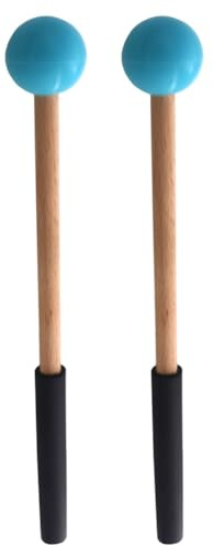 Correa Percussion Instrument Mallets with Blue Rubber Head for Xylophone and Glockenspiel