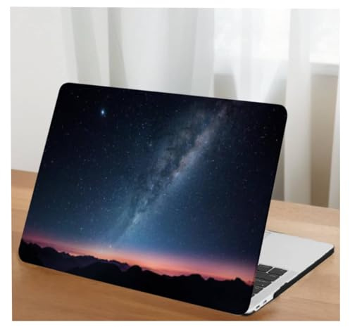 FFBOFFC Hülle Kompatibel mit MacBook Pro 13 Zoll Alte Version 2012 2011 2010 2009 2008 Freisetzung Modell A1278 mit CD-ROM, Kunststoff Hartschale Schutzhülle Case, Mondlicht Polarstern