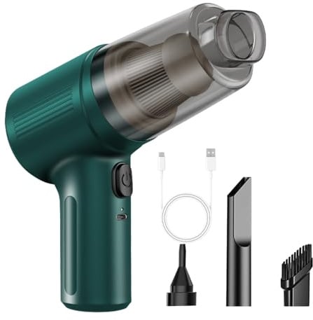 Aspirateur De Voiture Sans Fil - Nettoyeur Portable Haute Puissance 120 W, AspirateurPour Véhicules Légers, Poussière De Voiture Compacte | Nettoyants De Véhicules Sans Fil Pour Petits Espaces Intern