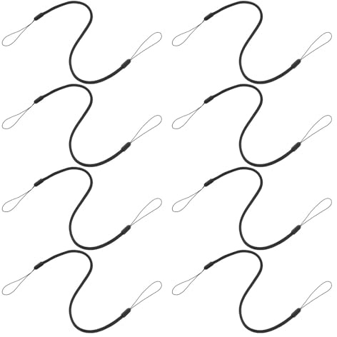 Healifty 8 Stück Dehnbares Stift Lanyard Elastisches Umhängeband für Ausweise und Handschuhe Praktische Halterung für Touch Pen und Zeichengeräte