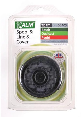 New ALM Spool And Line Spool Cover Kit Qualcast Ryobi Bosch Trimmers CG403
