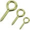 SISI UK® New 50x 12mm, 14mm, and 19mm MINI Brass Steel Picture Wire Frame Screw Eye Hook Tiny Small Hanging (150 Total)