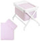 Mini-Klappbett mit Sternen, Rosa
