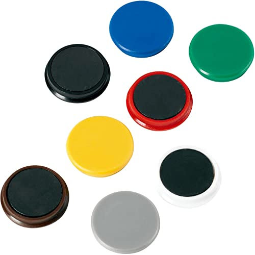 Haftmagnet rund, Tragkraft 800g, 40mm ø, 7mm hoch, weiß