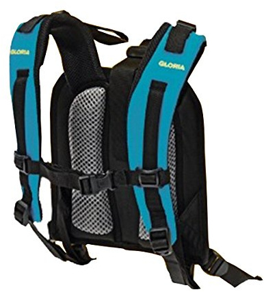 Gloria Pro 1300 Tragegestell, schwarz/blau, 20 x 10 x 35 cm