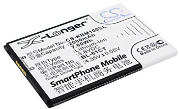 CS-KBM100SL Akku 2000mAh Kompatibel mit [KOOBEE] M100, S100, S3 Ersetzt BL-61CT