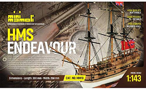 Krick HMS Endeavour Bausatz 1:143 Mini Mamoli