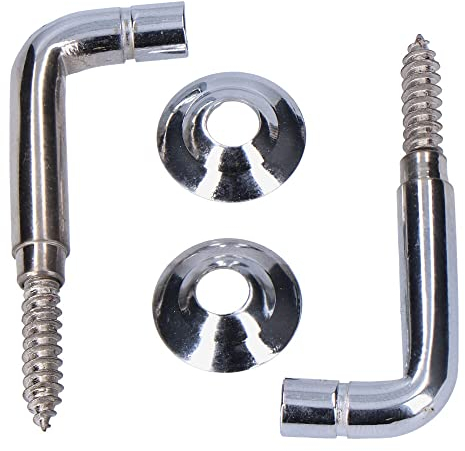 EDP Drehhaken Messing Nickel 30 mm 85573