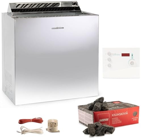 Sentiotec Nordex Style Saunaofen mit Steuerung Sentiotec K2 und Steine (6 kW)