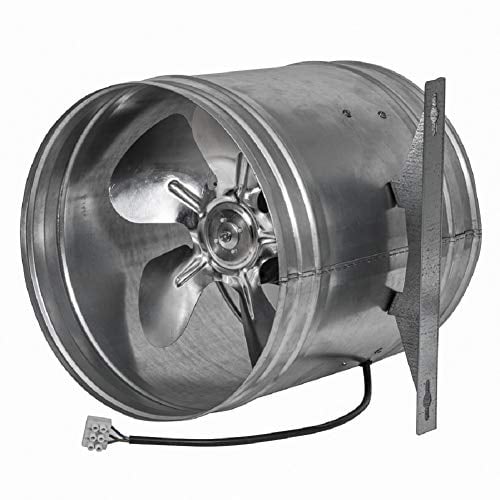 EUROPLAST Ø 315mm / 12 inch Metal Inline Duct Fan - Industrial Ducting Extractor - Axial Ventilator - Galvanized Steel