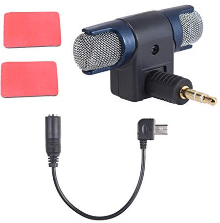 Gazechimp 3.5mm Stereo Mic And USB Microphone Adapter Kit For GoPro Hero 3 3+ 4