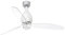 Faro Barcelona 32020-9- MINI ETERFAN LED Ventilador de techo blanco brillo/transparente con motor DC