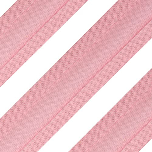 Schrägband, Baumwolle, 25 mm, 5 m, Rosa