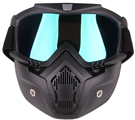 Taktische Maske Soft Bullet Dart Schutzspiegel für Nerf, Party, Halloween CS Partyspiel (Bunt)