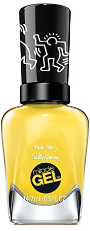 Miracle Gel Keith Haring - 921 Writing On The Walls by Sally Hansen for Women - 0.5 oz Nail Polish