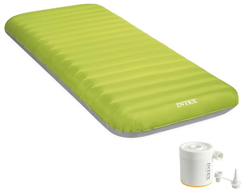 Intex Premaire Dura-Beam Campingmatte mit USB150, aufgeblasene Größe: 76 cm x 1,91 m x 17 cm (64097NP)