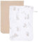 Little Dutch TE51603023 Waschlappen 2er Set Baby Bunny - Newborn Naturals beige/weiß